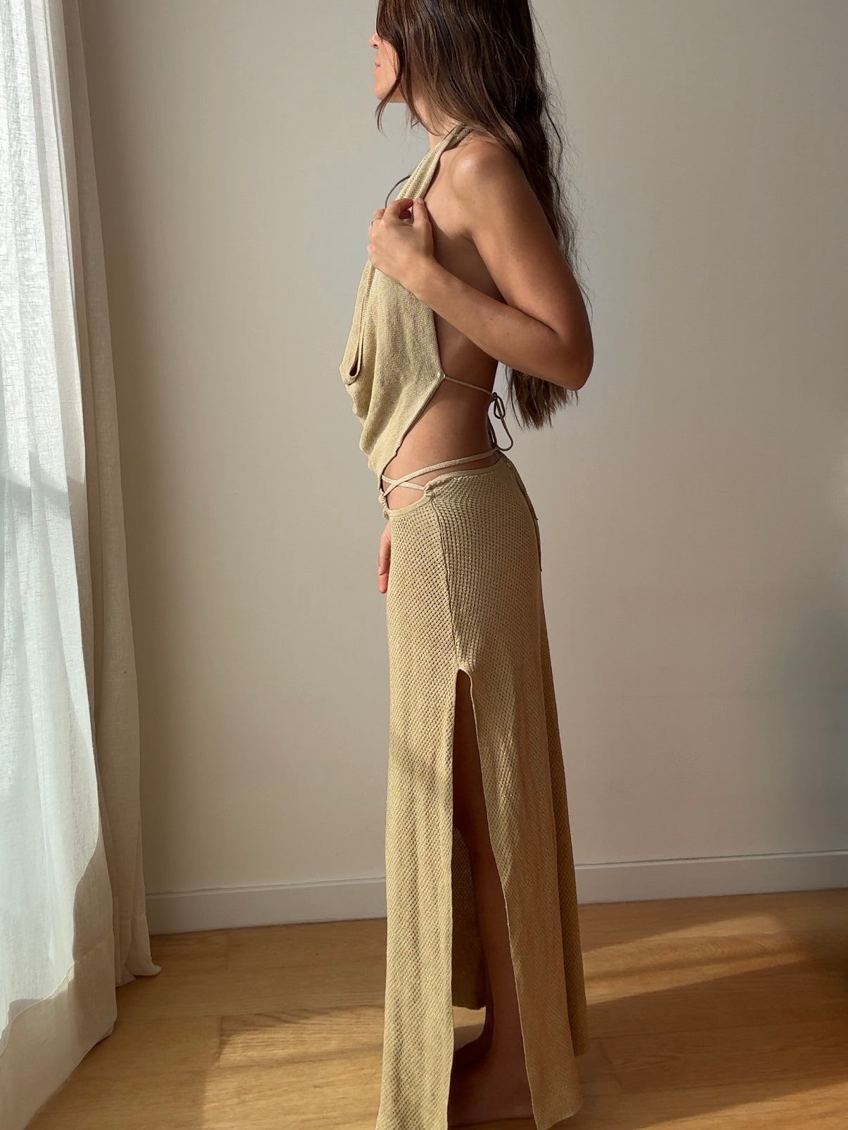 Falda Sicilia SS26 - Gold