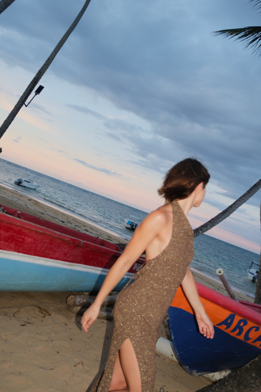 Vestido Portofino SS26 - Espresso