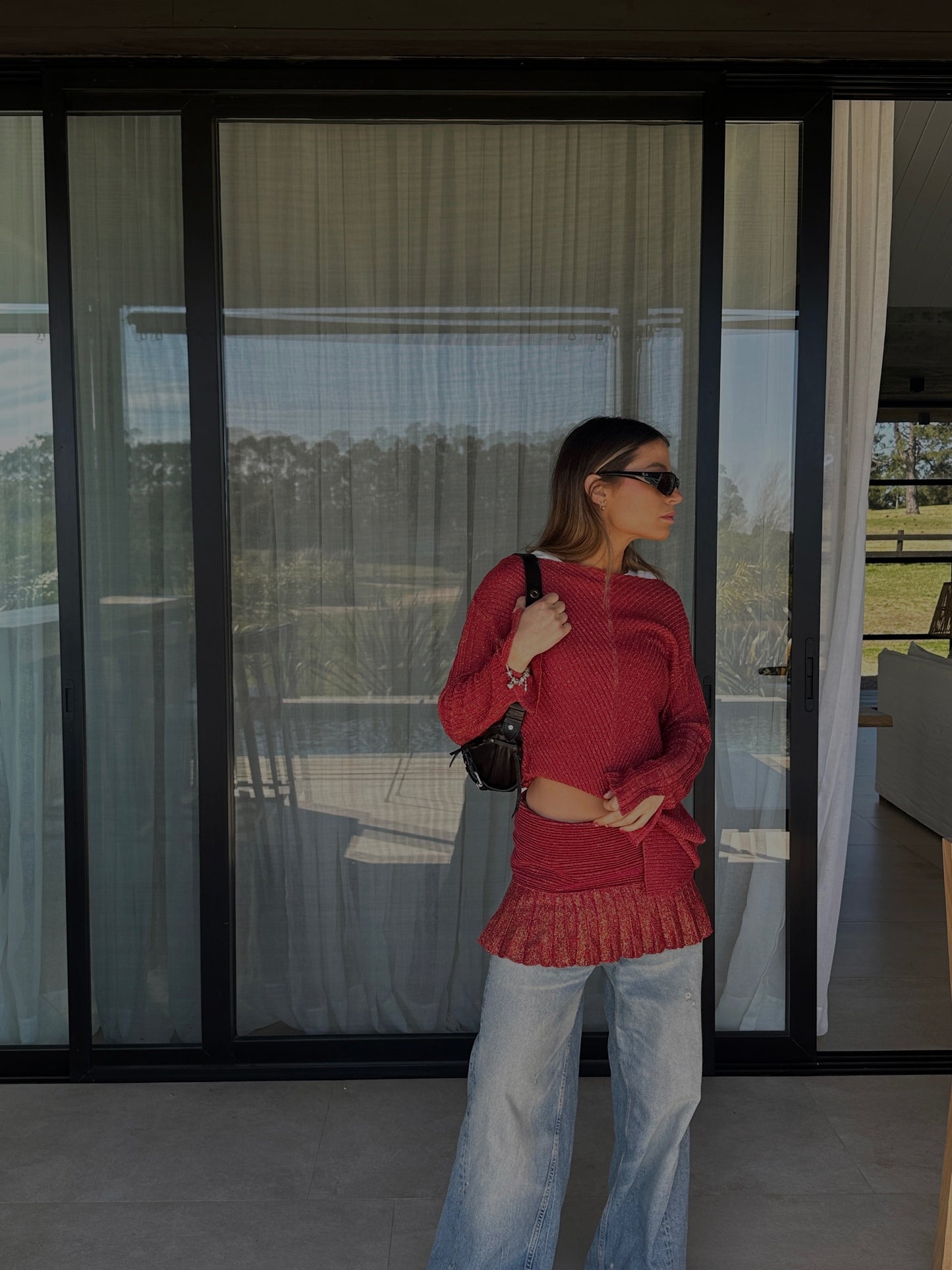 Blusa Melle - Cherry