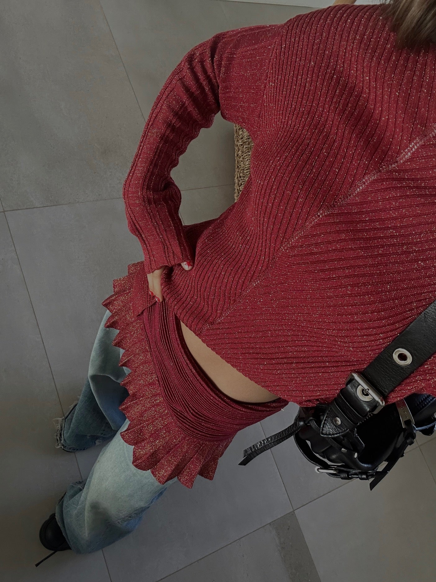 Blusa Melle - Cherry