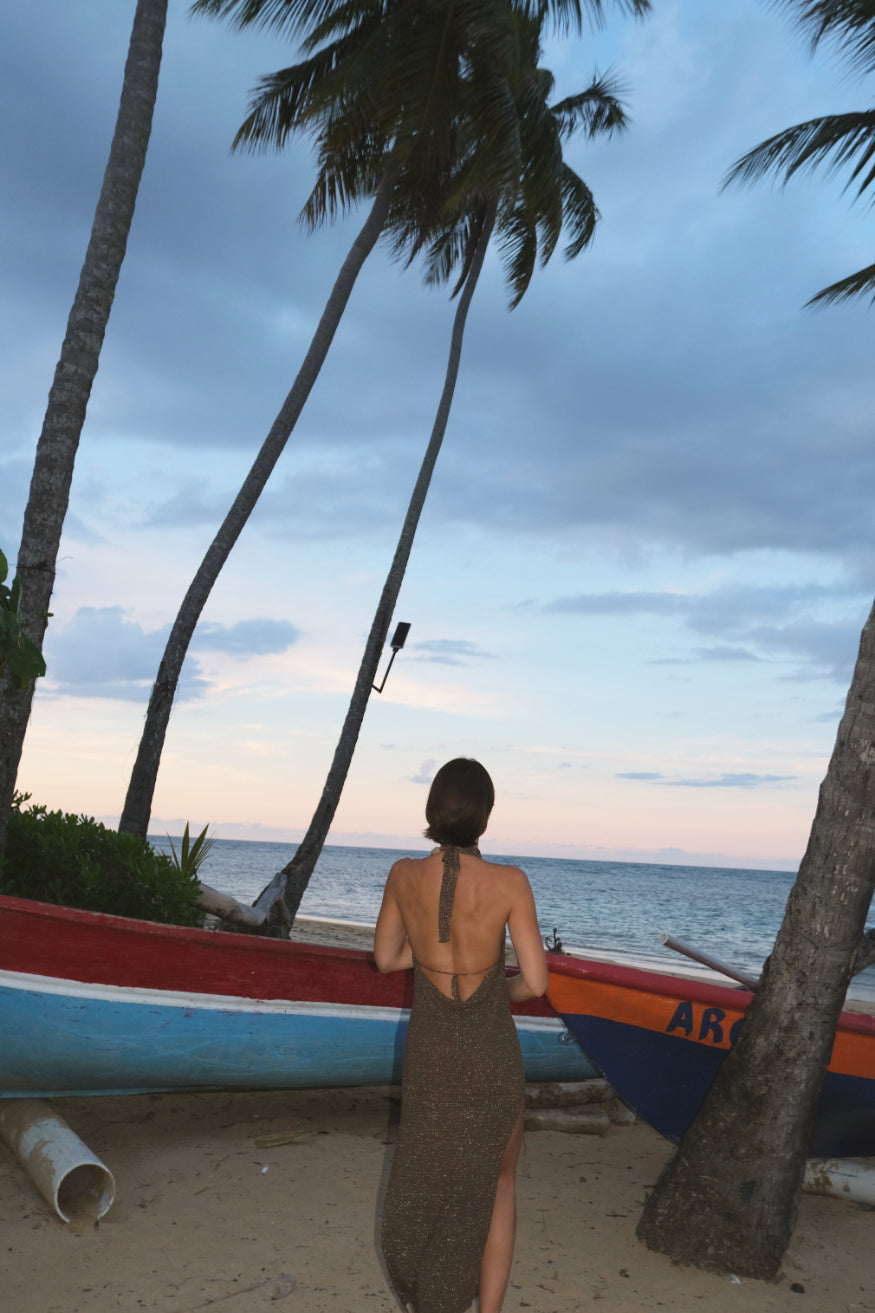 Vestido Portofino SS26 - Espresso