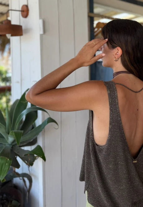 Blusa Siena SS26 - Espresso