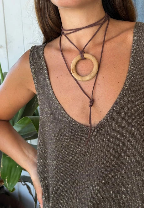 Blusa Siena SS26 - Espresso